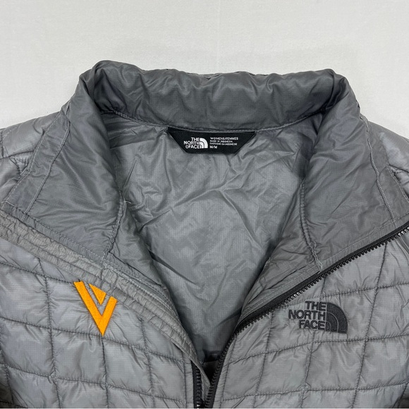 The North Face Thermoball Eco Puffer Jacket Coat Quilted Insulated Full Zip Gray - Picture 11 of 11